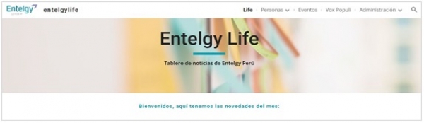 “Entelgy Life” en Perú: un paso más en nuestra transformación digital