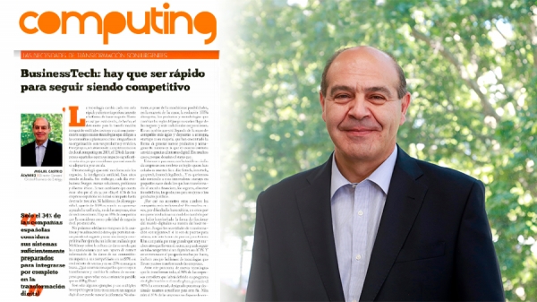 Miguel Castro destaca en Computing la nueva forma de entender el negocio en Entelgy