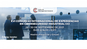 Entelgy Innotec Security participa en el evento del CCI “XVI Congreso Internacional de Experiencias en Ciberseguridad Industrial