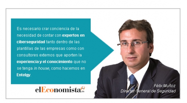 &quot;El factor humano en la ciberdelincuencia&quot;, Félix Muñoz en El Economista