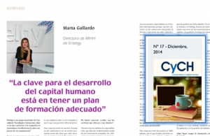 Entrevista en prensa a Marta Gallardo, Directora de RRHH de Entelgy