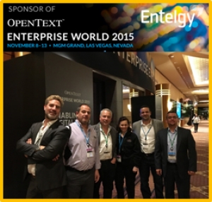 Entelgy participa en el mayor evento internacional de Open Text: Enterprise World 2015