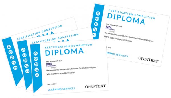 Certificaciones de profesionales de DCL en SAP