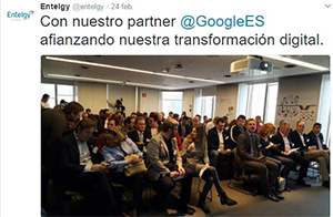 Transformación Digital - Entelgy Valley - Con nuestro partner Google