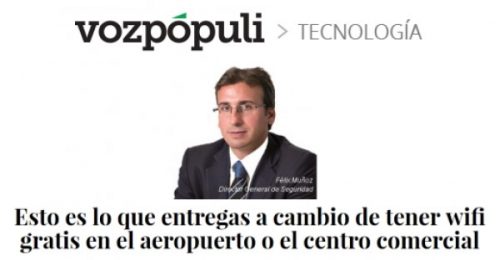 Felix Muñoz - Recomendaciones uso wifi publica - Voz Populi
