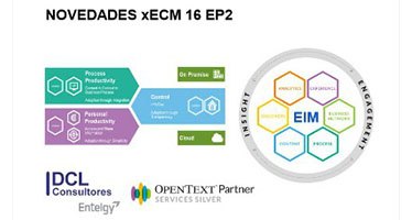 DCL Consultores ofrece los servicios de actualización de la plataforma OpenText a la nueva versión 16 EP2