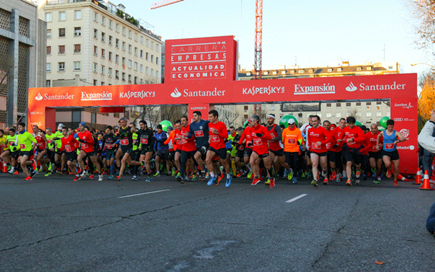 Salida de la Carrera de las Empresas 2017