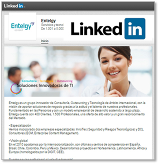 Entelgy en Linkedin