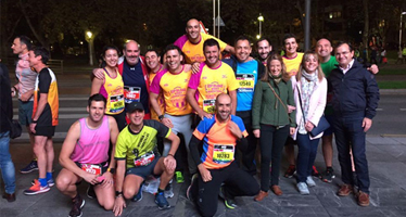 Entelgy Ibai Sport Club: participación en EDP Bilbao Night Marathon de nuestros profesionales en Entelgy Ibai